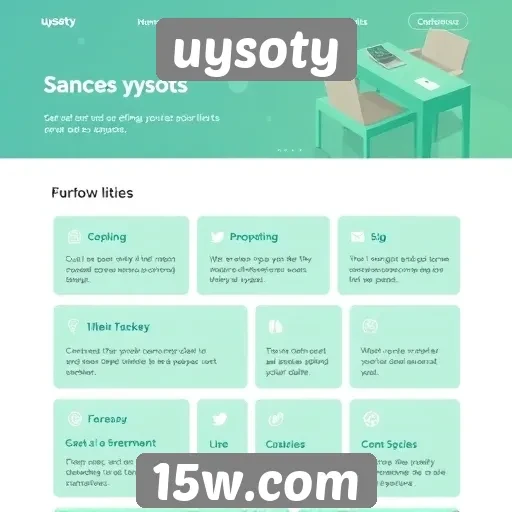 Análise das principais funcionalidades do site uysoty